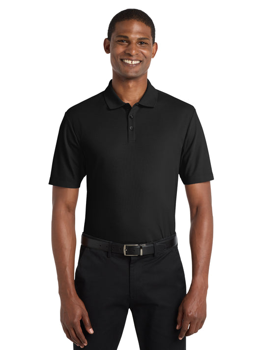 Men's Short Sleeve Polo - K810 - Deep Black