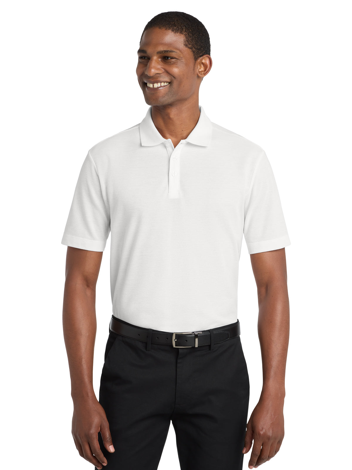 Men's Short Sleeve Polo - K810 - White