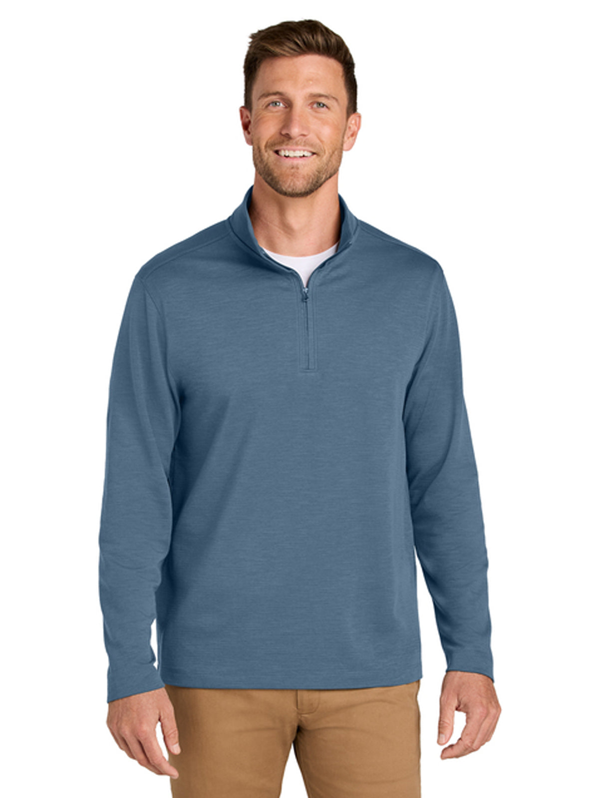 Men's Breakwater 1/4-Zip Pullover Sweatshirt - K820 - Dusk Blue