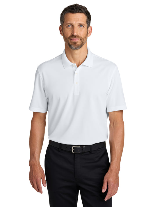 Men's Dry Zone Stain-Release Grid Polo - K845 - White
