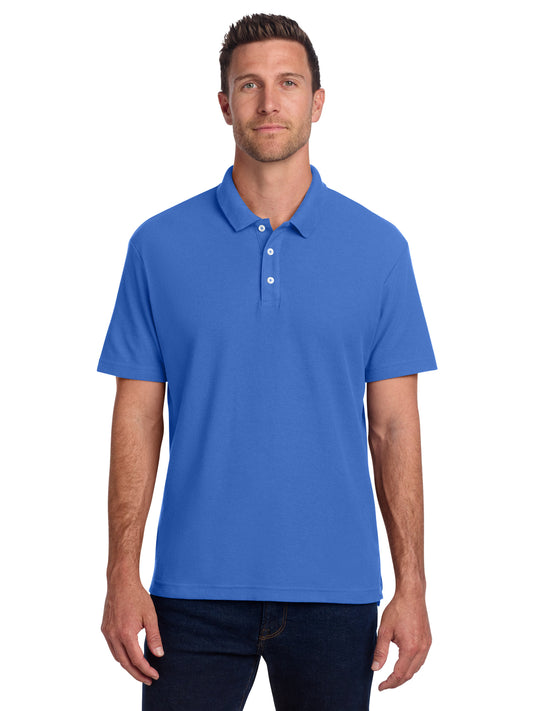 Men's C-FREE Cotton Blend Pique Polo - K867 - True Blue