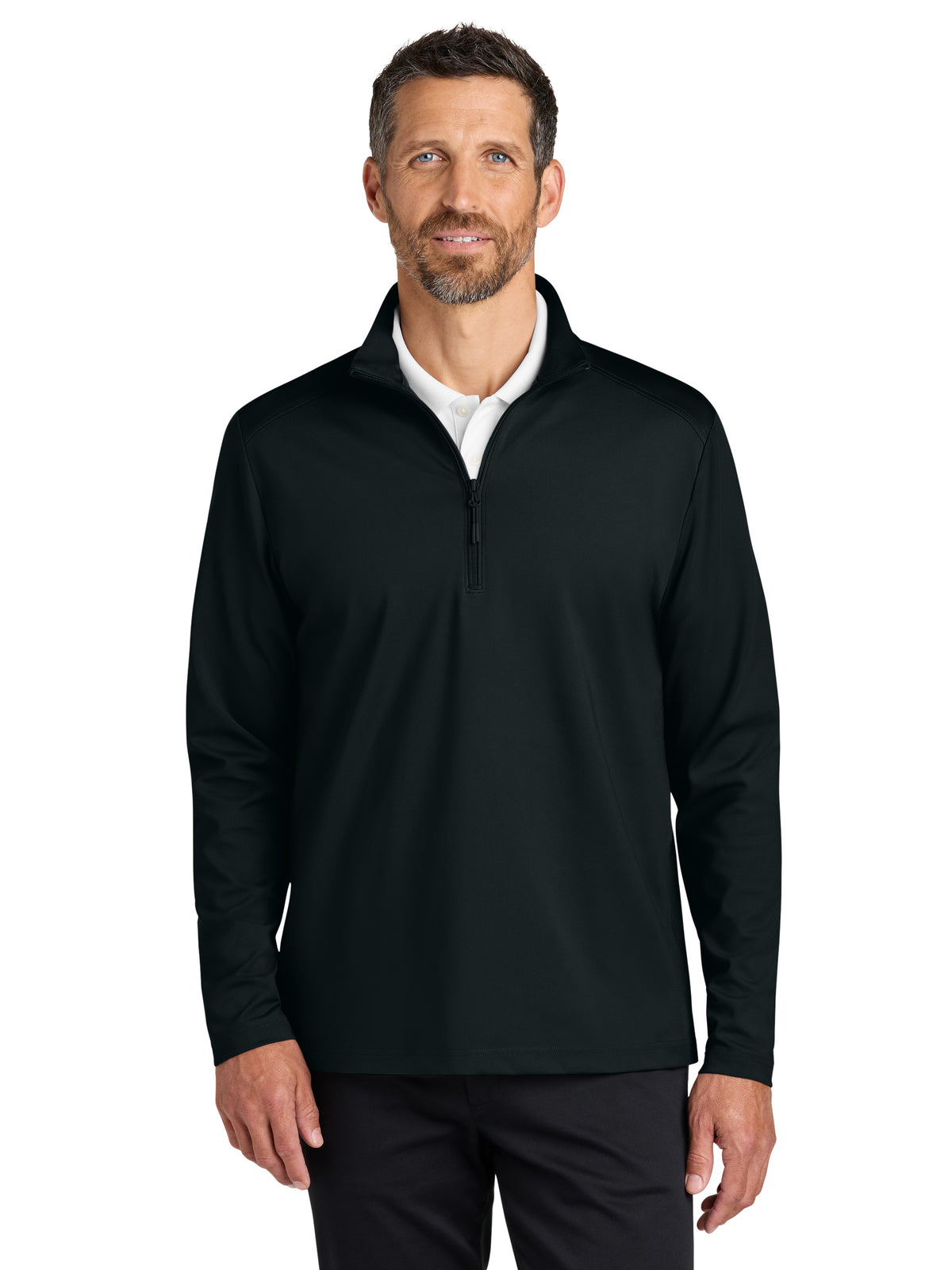 Men's C-FREE Double Knit 1/4-Zip Sweatshirt - K880 - Deep Black