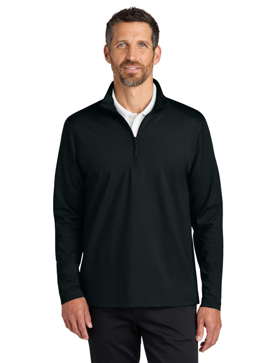 Men's C-FREE Double Knit 1/4-Zip Sweatshirt - K880 - Deep Black