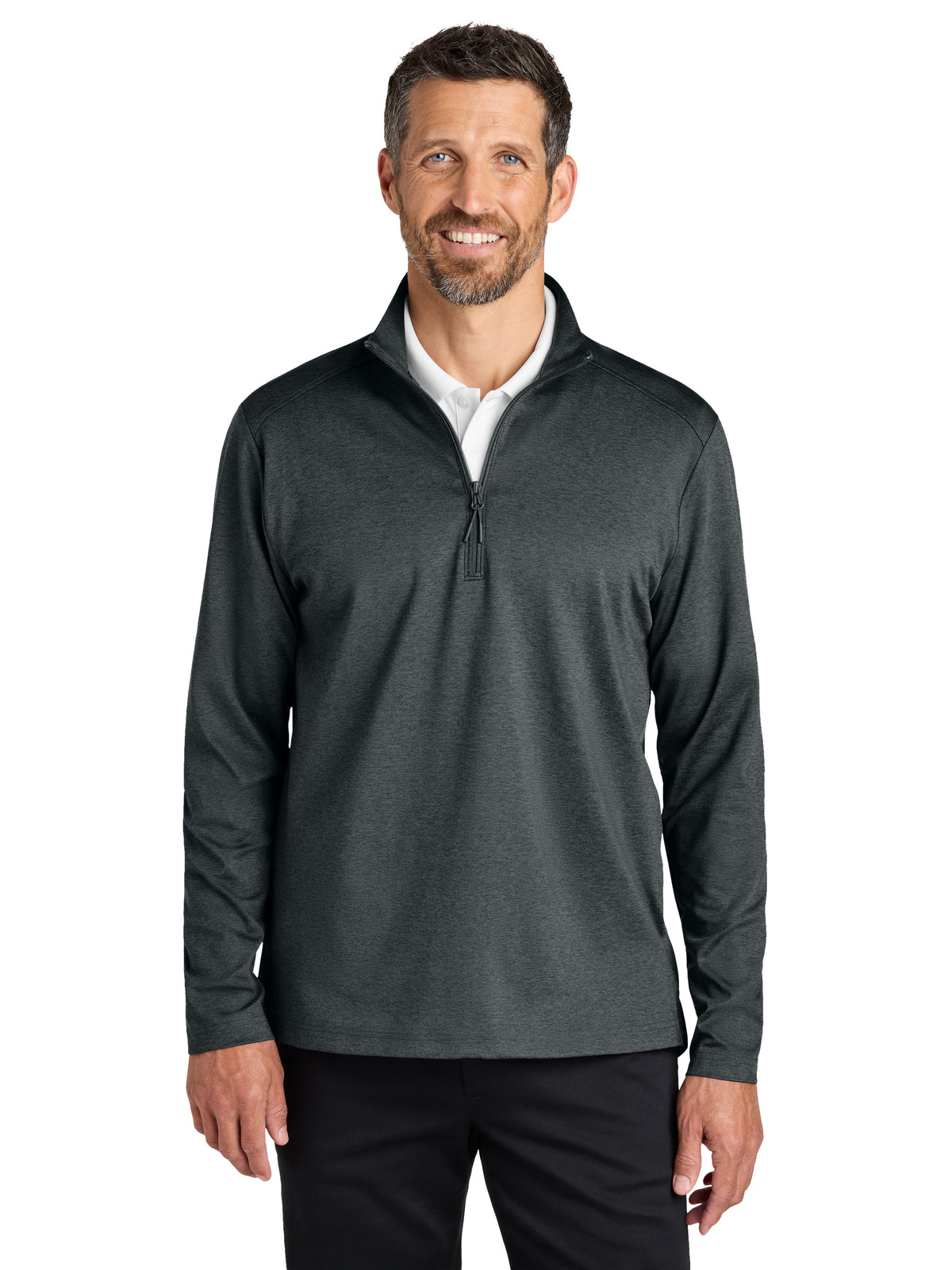 Men's C-FREE Double Knit 1/4-Zip Sweatshirt - K880 - Grey Steel Heather