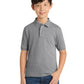 Youth Core Blend Jersey Knit Polo - KP55Y - Athletic Heather