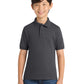 Youth Core Blend Jersey Knit Polo - KP55Y - Charcoal