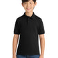 Youth Core Blend Jersey Knit Polo - KP55Y - Jet Black