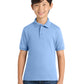 Youth Core Blend Jersey Knit Polo - KP55Y - Light Blue