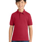 Youth Core Blend Jersey Knit Polo - KP55Y - Red