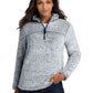 Women's Cozy 1/4-Zip Fleece Sweatshirt - L130 - Navy Heather