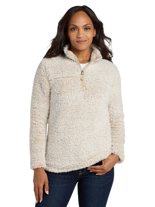 Women's Cozy 1/4-Zip Fleece Sweatshirt - L130 - Oatmeal Heather