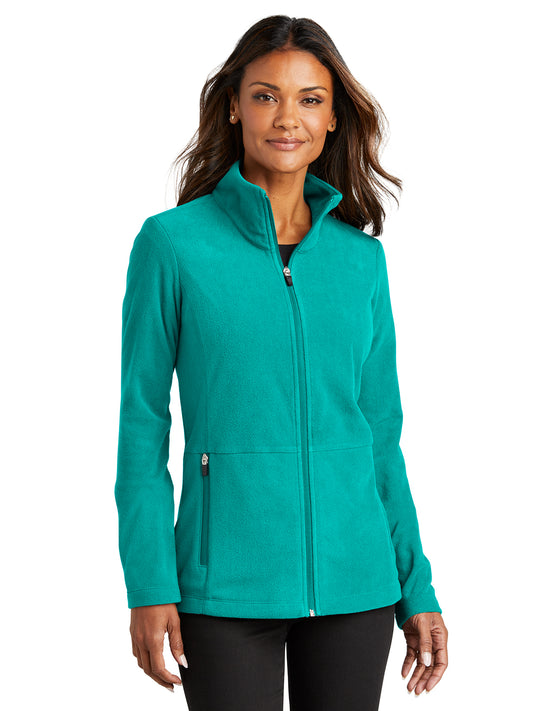 Women's Anti-Pill Microfleece Jacket - L151 - Teal Blue