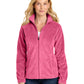 Women’s Plush Fleece Full-Zip Jacket - L190 - Awareness Pink