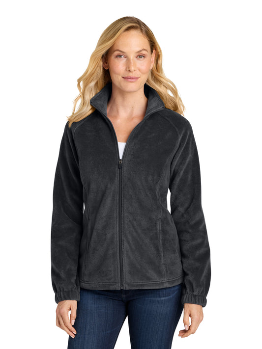 Women’s Plush Fleece Full-Zip Jacket - L190 - Black