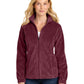 Women’s Plush Fleece Full-Zip Jacket - L190 - Club Burgundy