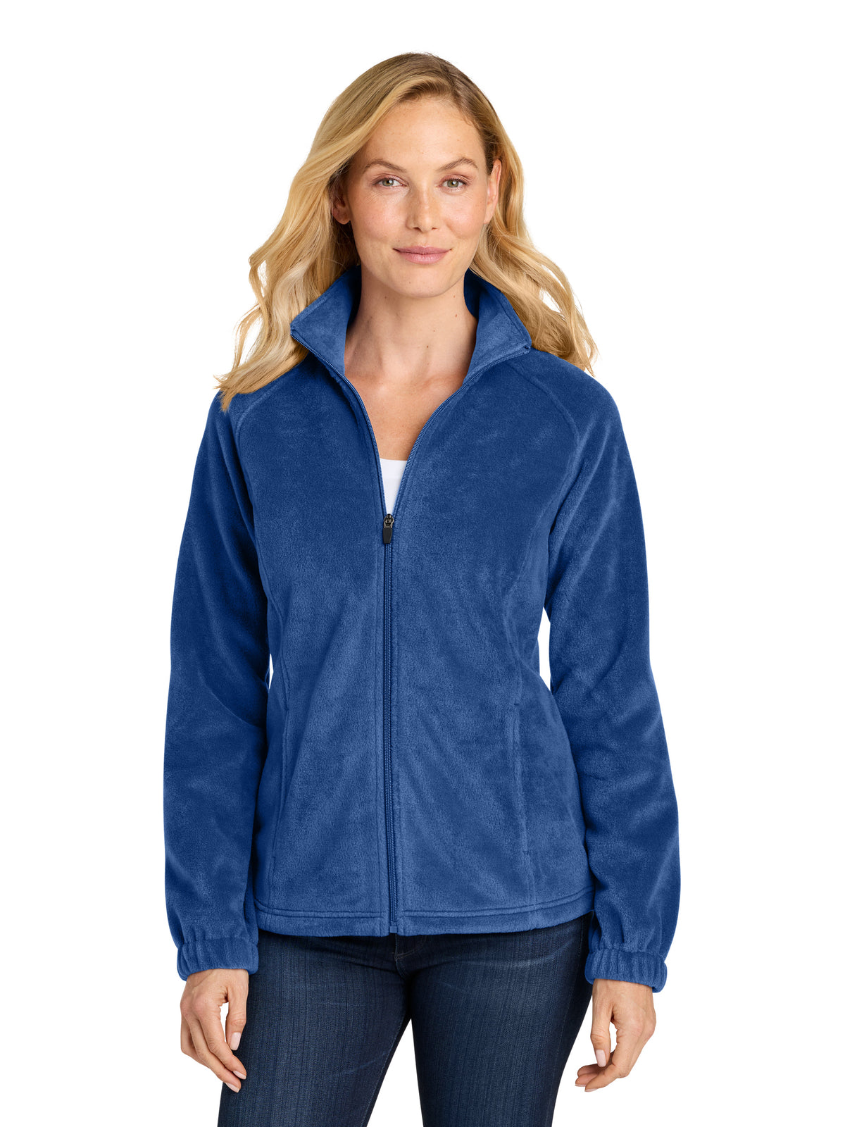 Women’s Plush Fleece Full-Zip Jacket - L190 - Royal