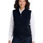 Women's Fleece Vest - L219 - True Navy
