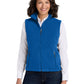 Women's Fleece Vest - L219 - True Royal