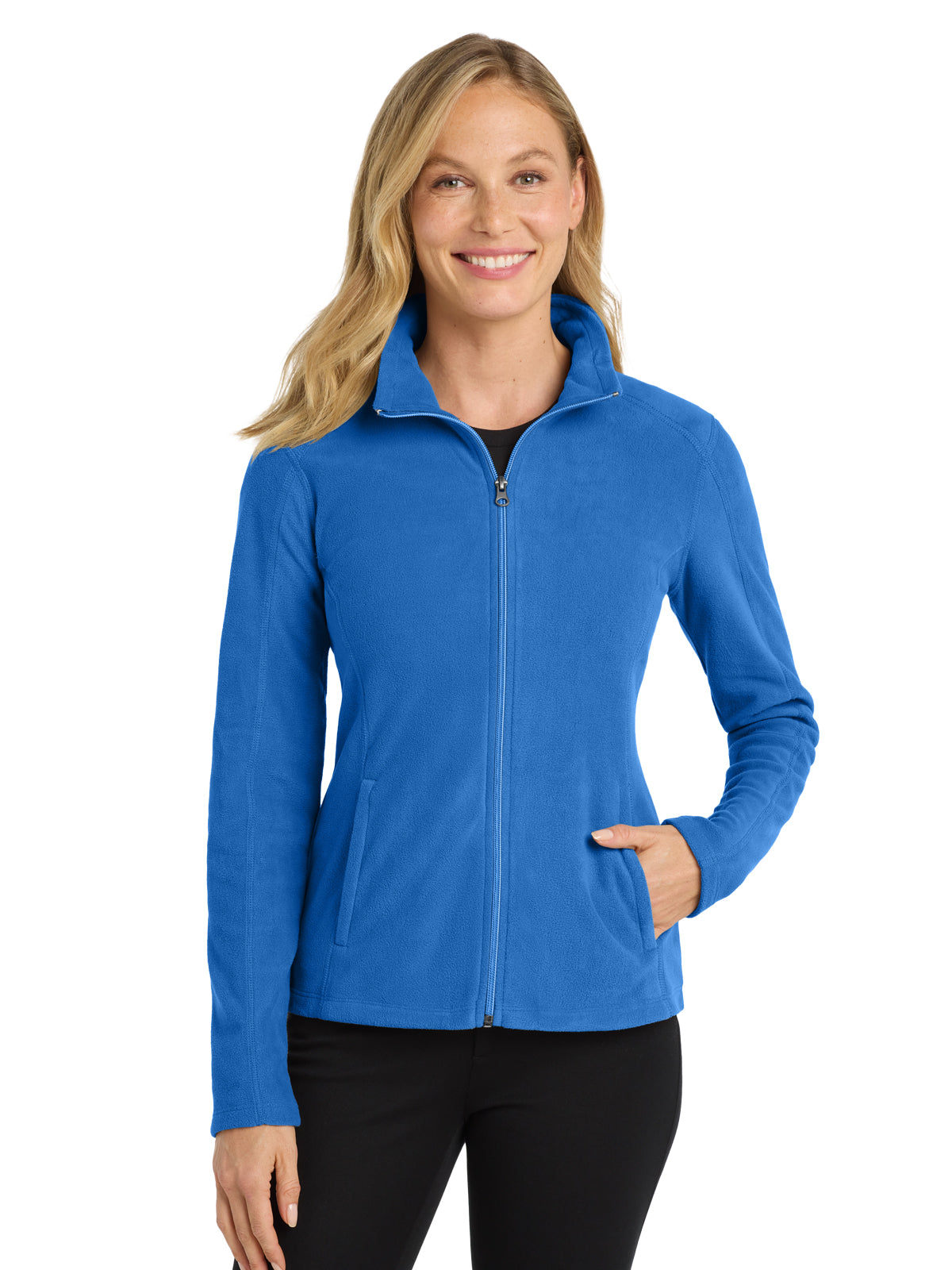 Women's Microfleece Jacket - L223 - Light Royal