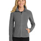 Women's Microfleece Jacket - L223 - Pearl Grey