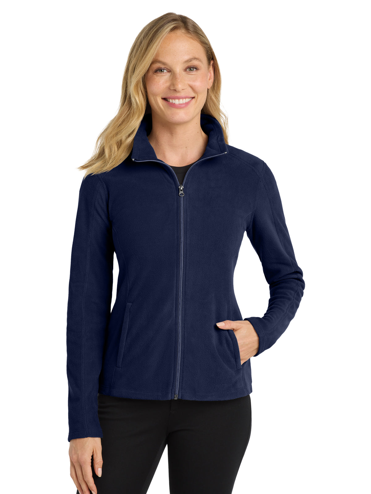 Women's Microfleece Jacket - L223 - True Navy