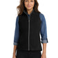 Women's 2-Pocket Microfleece Vest - L226 - Black