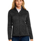 Women's Fleece Jacket - L232 - Black Heather