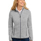 Women's Fleece Jacket - L232 - Grey Heather