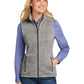 Women's Fleece Vest - L236 - Grey Heather