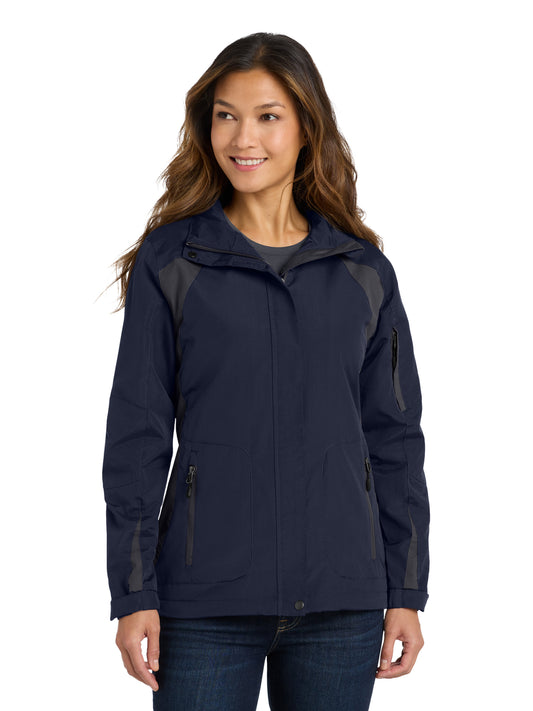 Women's All-Season II Waterproof Jacket - L304 - True Navy/Iron Grey