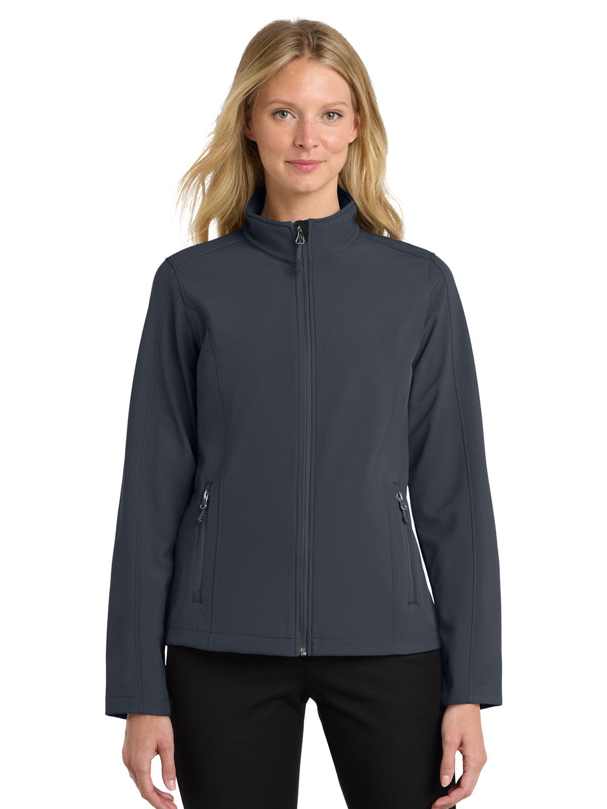 Women's Soft Shell Jacket - L317 - Battleship Grey
