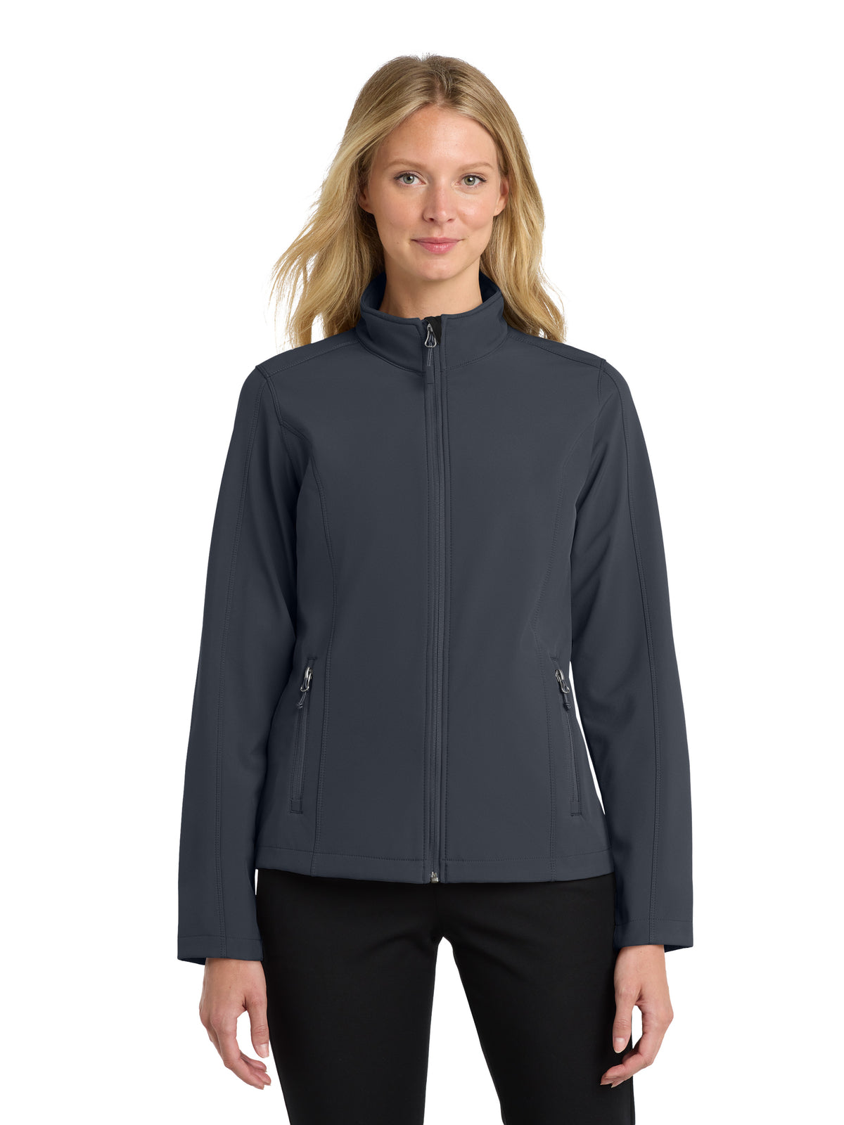 Women's Soft Shell Jacket - L317 - Battleship Grey