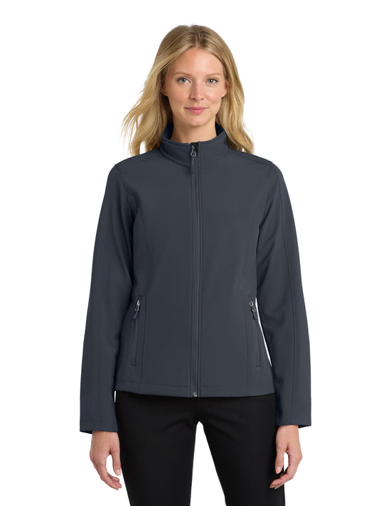 Women's Soft Shell Jacket - L317 - Battleship Grey