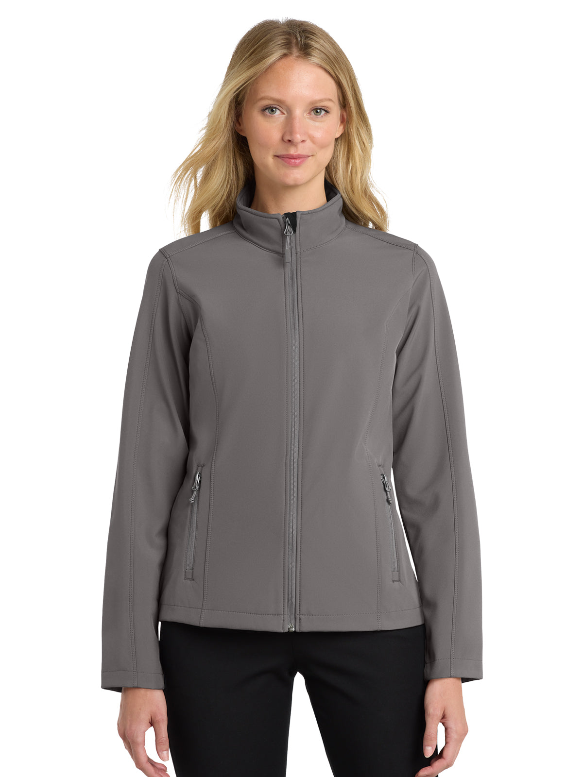 Women's Soft Shell Jacket - L317 - Deep Smoke