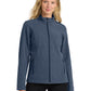Women's Soft Shell Jacket - L317 - Navy Heather