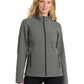 Women's Soft Shell Jacket - L317 - Pearl Grey Heather