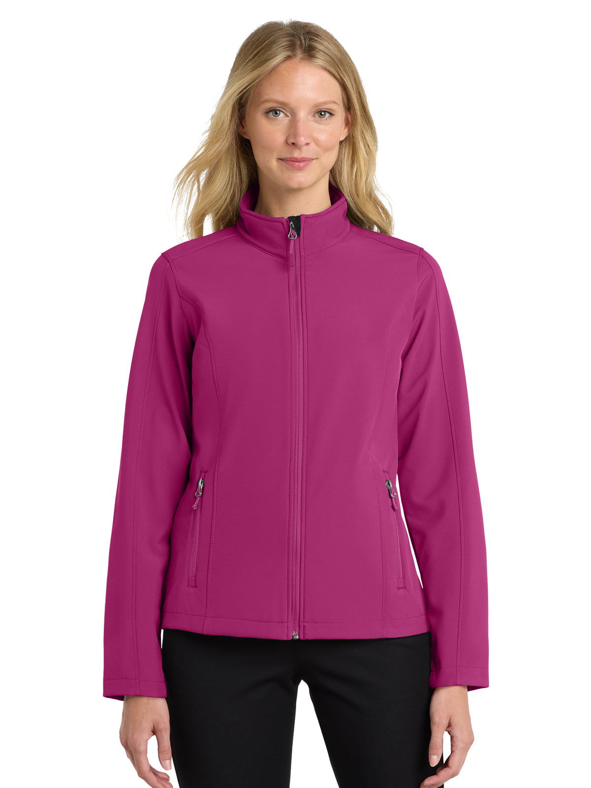 Women's Soft Shell Jacket - L317 - Very Berry