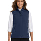 Women's Soft Shell Vest - L325 - Dress Blue Navy