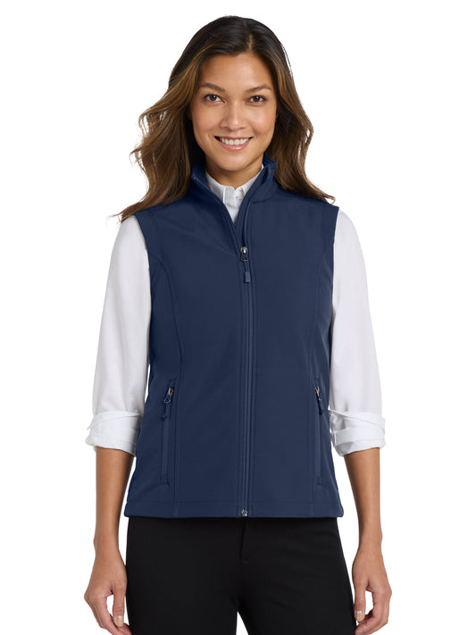 Women's Soft Shell Vest - L325 - Dress Blue Navy