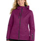 Women's 6-Pocket Waterproof 3-in-1 Jacket - L332 - Very Berry/ Black