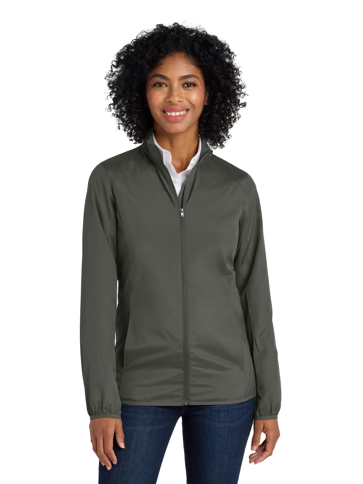 Women's Zephyr Full-Zip Jacket - L344 - Grey Steel