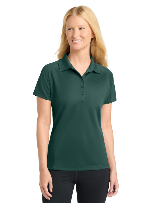 Women's Pocketless Dri-Mesh Polo - L474 - Dark Green