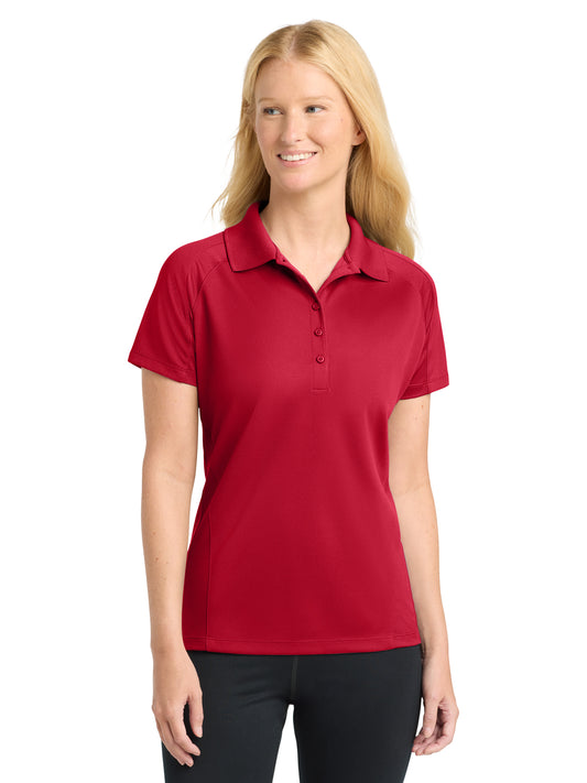 Women's Pocketless Dri-Mesh Polo - L474 - Engine Red
