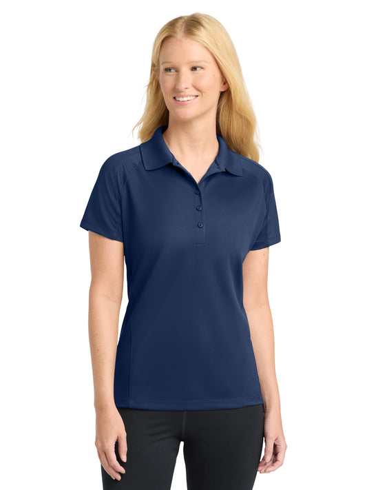 Women's Pocketless Dri-Mesh Polo - L474 - Navy