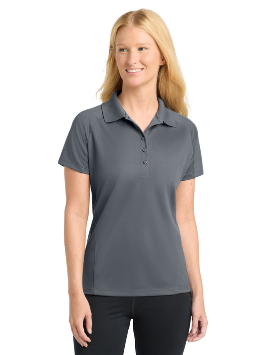 Women's Pocketless Dri-Mesh Polo - L474 - Steel