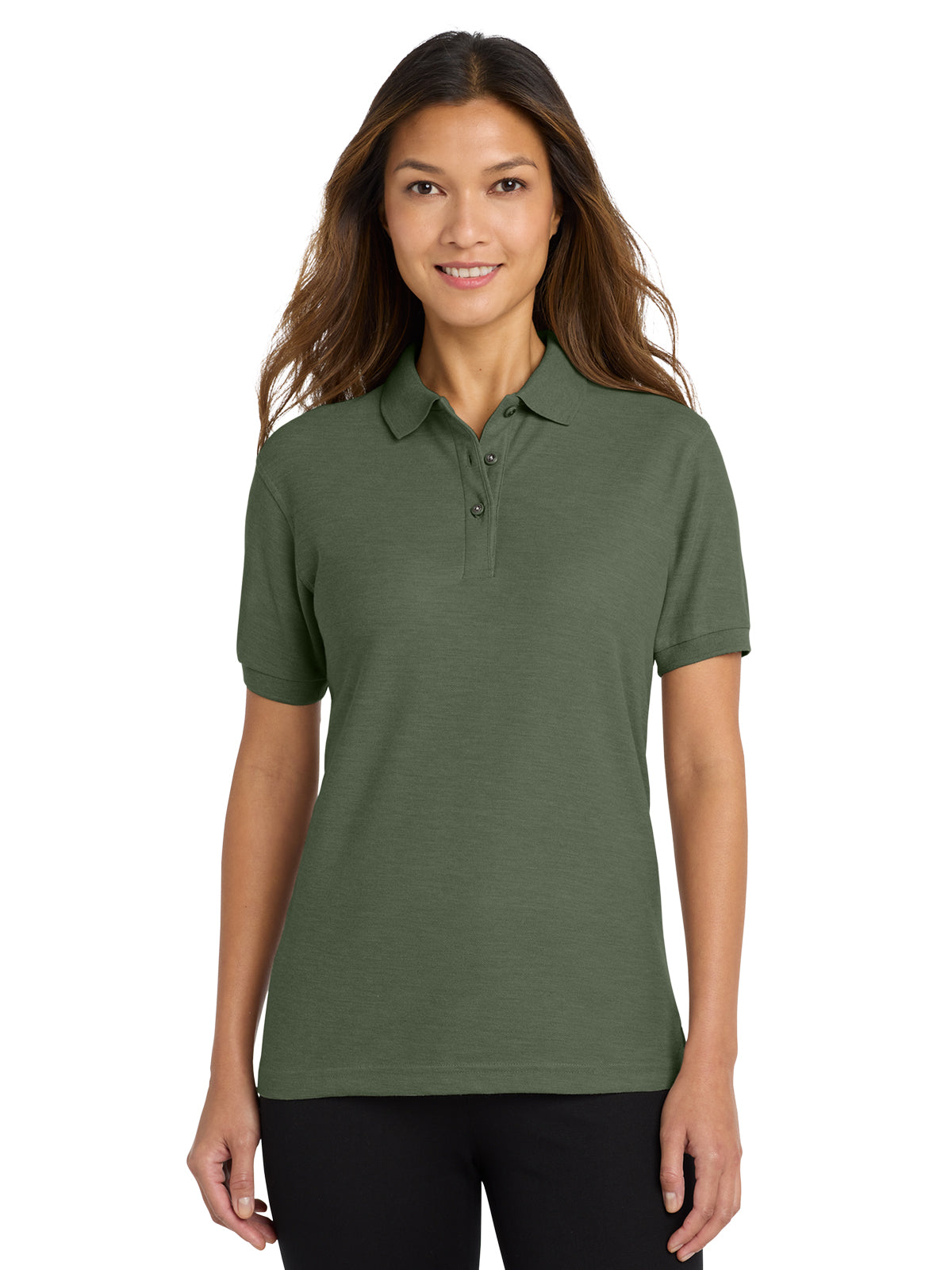 Women's Silk Touch Polo Shirt - L500 - Clover Green