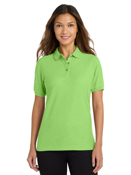 Women's Silk Touch Polo Shirt - L500 - Lime