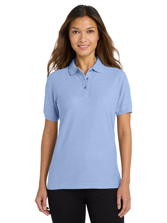 Women's Silk Touch Polo Shirt - L500 - Light Blue