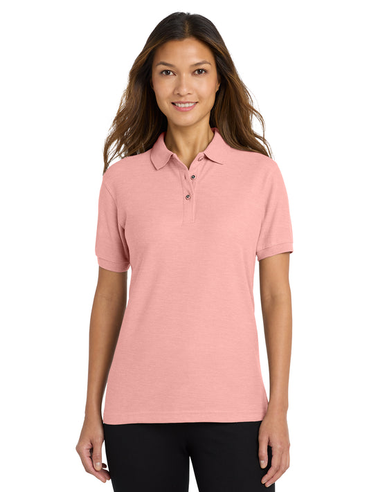 Women's Silk Touch Polo Shirt - L500 - Light Pink