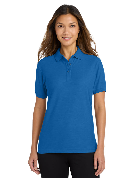 Women's Silk Touch Polo Shirt - L500 - Strong Blue